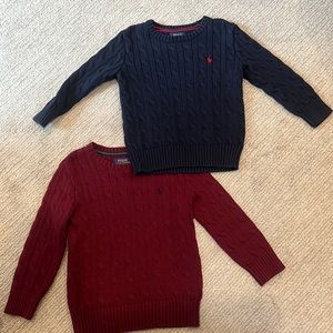 Ralph Lauren kids sweaters size 4. Worn once for holiday photos!